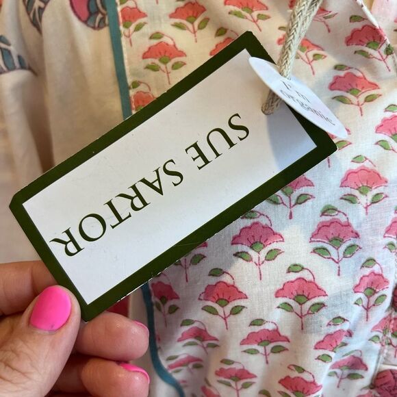 Tuckernuck Sue Sartor Exclusive Rosy Marigold Flounce Dress size medium, NWT - Picture 5 of 10